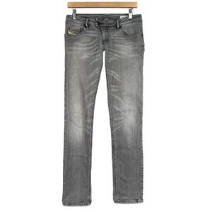 Diesel Women’s Jeans Gray Black Skinny Stretch Denim W31 L32 (Tag 28x32)